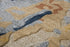 5' X 8' Yellow Gold Gray Light Blue And Blue Wool Abstract Hand Tufted Area Rug
