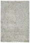 8' X 10' White And Ivory Shag Hand Tufted Area Rug