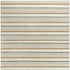 8' X 10' Ivory Beige And Brown Wool Striped Hand Tufted Area Rug