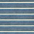 8' X 10' Blue And Ivory Wool Striped Hand Tufted Area Rug