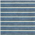 8' X 10' Blue And Ivory Wool Striped Hand Tufted Area Rug