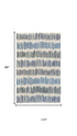 8' X 10' Ivory Blue And Charcoal Wool Striped Hand Tufted Area Rug