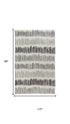 8' X 10' Gray Ivory And Charcoal Wool Striped Hand Tufted Area Rug