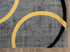Grey Black and White Multicolor Circles Modern Area Rug