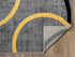 Grey Black and White Multicolor Circles Modern Area Rug