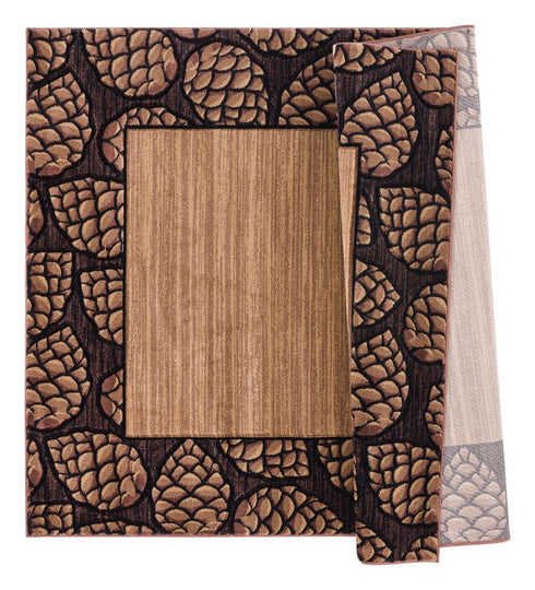 United Weavers Cottage Pine Border Beige Area Rug