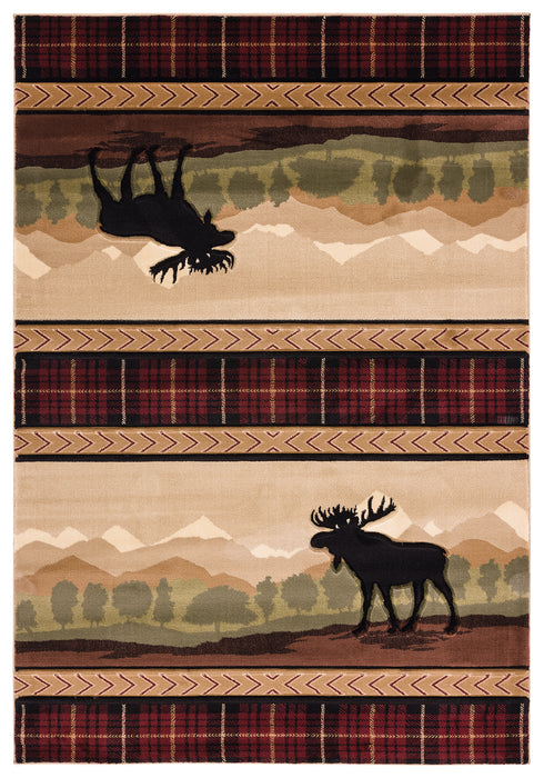 United Weavers Cottage Rose Hill Beige Area Rug