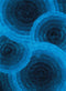 United Weavers Finesse Fluffy Blue Shag Area Rug