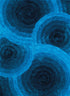 United Weavers Finesse Fluffy Blue Shag Area Rug