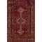 Deep Red Traditional Area Rug