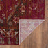 Deep Red Traditional Area Rug