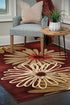 United Weavers Contours Dahlia Red Area Rug