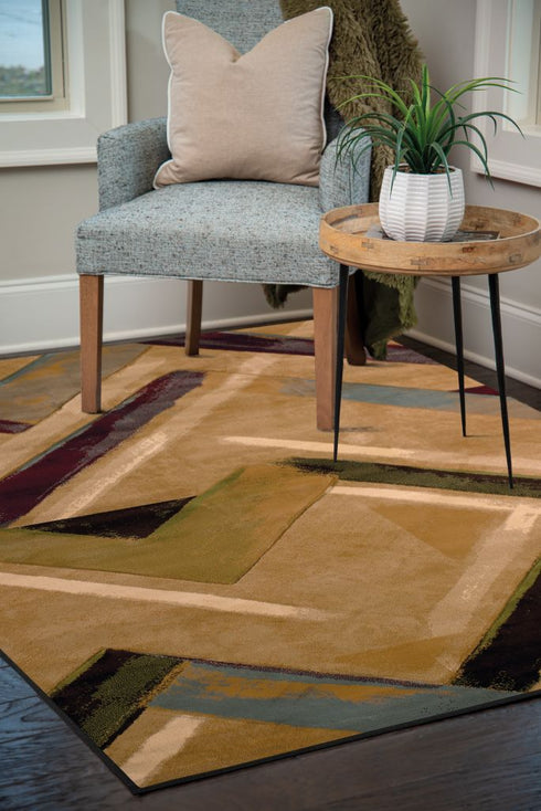 United Weavers Contours Diesel Beige Area Rug
