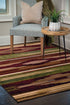 United Weavers Contours Native Chic Red Area Rug