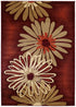 United Weavers Contours Dahlia Red Area Rug