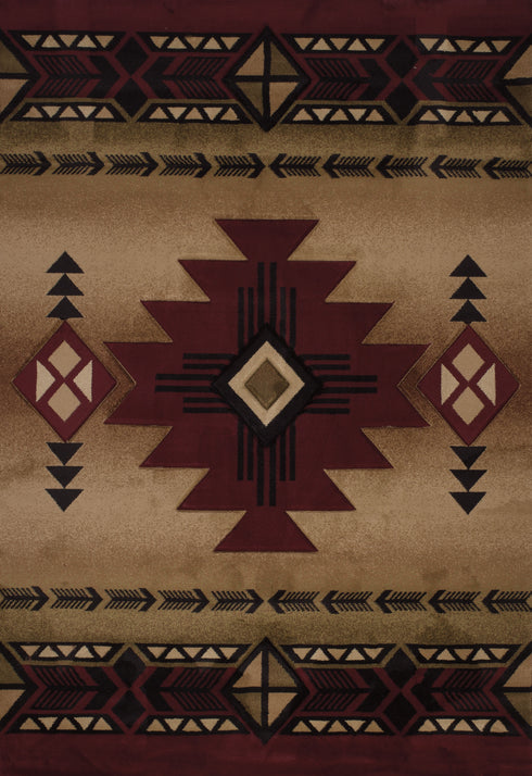 United Weavers Contours Flagstaff Red Area Rug