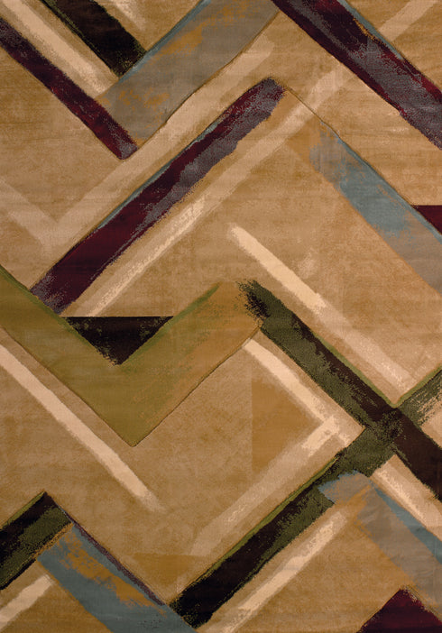United Weavers Contours Diesel Beige Area Rug