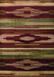 United Weavers Contours Native Chic Red Area Rug