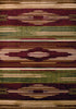 United Weavers Contours Native Chic Red Area Rug