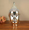 Adore the Decor™ Silver Buddha Head Sculpture - 12"H