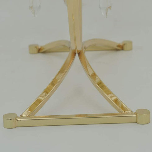 Adore the Decor™ 3 Arm Crystal Beaded Candelabra - 13"