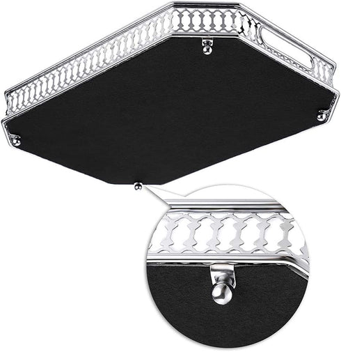 Adore the Decor™ 14" Rectangular Tray/Jewelry Holder with Mirrored Base