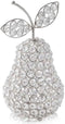 Adore the Decor™ Silver Crystal Beaded Pear Decor - 8"