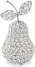 Adore the Decor™ Silver Crystal Beaded Pear Decor - 8"