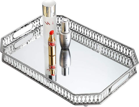 Adore the Decor™ 14" Rectangular Tray/Jewelry Holder with Mirrored Base