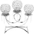 Adore the Decor™ 3 Arm Crystal Beaded Candelabra - 13"