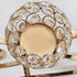 Adore the Decor™ 3 Arm Crystal Beaded Candelabra - 15"