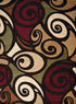 United Weavers Contours Frilly Tan Area Rug