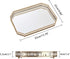 Adore the Decor™ 14" Rectangular Tray/Jewelry Holder with Mirrored Base