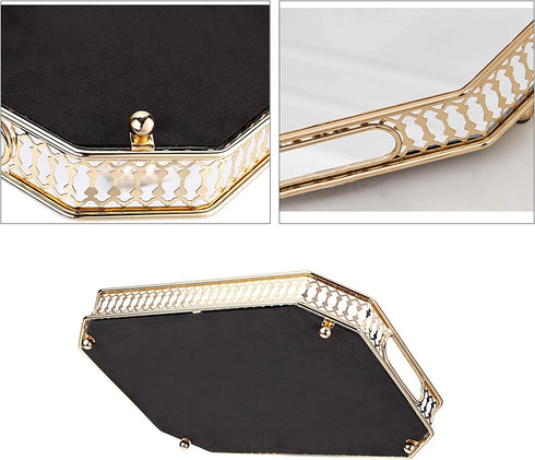 Adore the Decor™ 14" Rectangular Tray/Jewelry Holder with Mirrored Base