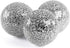 Adore the Decor™ Decorative Mosaic Glass Silver Sphere Orb Ball