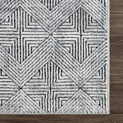 United Weavers Reserve La Luna Black Area Rug