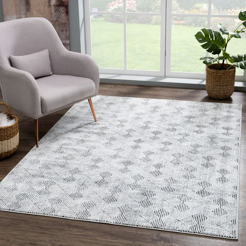 United Weavers Reserve La Luna Black Area Rug