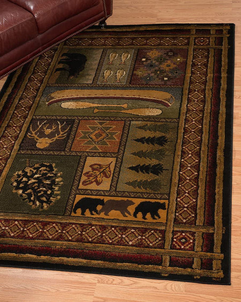 United Weavers Affinity Lodge Canvas Multi Area Rug