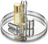 Adore the Decor™ 12" Mirrored Round Decorative Tray / Jewelry Holder