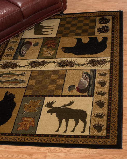 United Weavers Affinity Pine Montage Lodge Area Rug