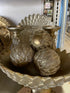 Adore the Decor™ 3 Piece Gold Decorative Orb Set