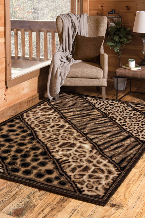 United Weavers Legends Slanted Safari Multi Area Rug