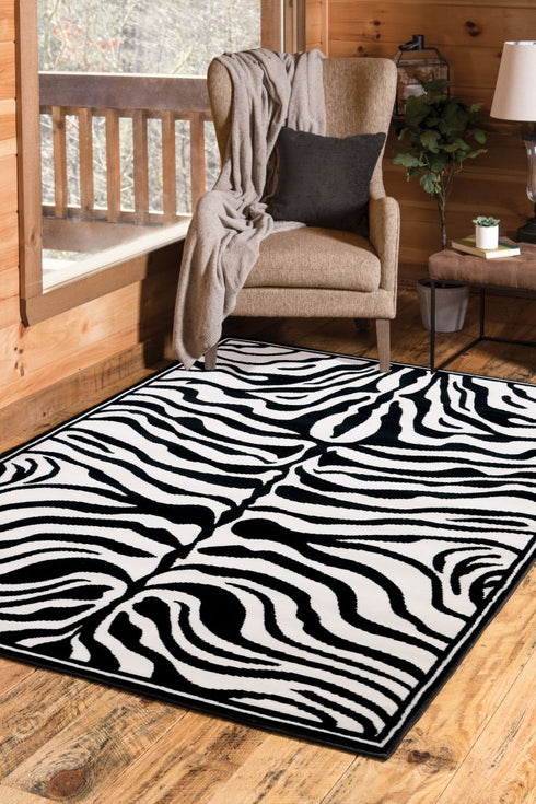 United Weavers Legends Zebra Skin Multi Area Rug