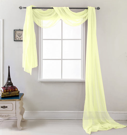 Adore the Decor™ Sheer Window Curtain Scarf 54 x 216 in.