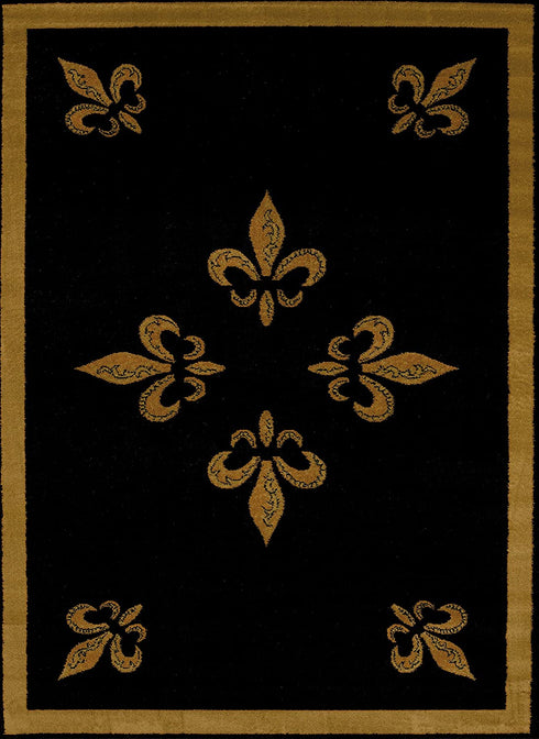 United Weavers Affinity FDL Black Area Rug