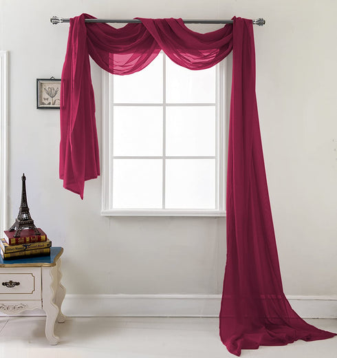 Adore the Decor™ Sheer Window Curtain Scarf 54 x 216 in.