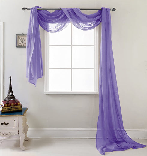 Adore the Decor™ Sheer Window Curtain Scarf 54 x 216 in.