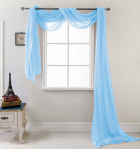 Adore the Decor™ Sheer Window Curtain Scarf 54 x 216 in.