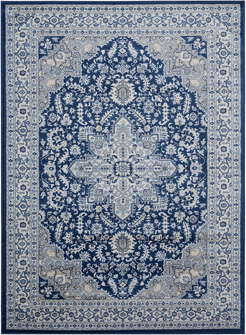 United Weavers Clairmont Bari Denim Blue Area Rug