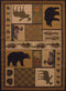United Weavers Affinity Pine Montage Lodge Area Rug